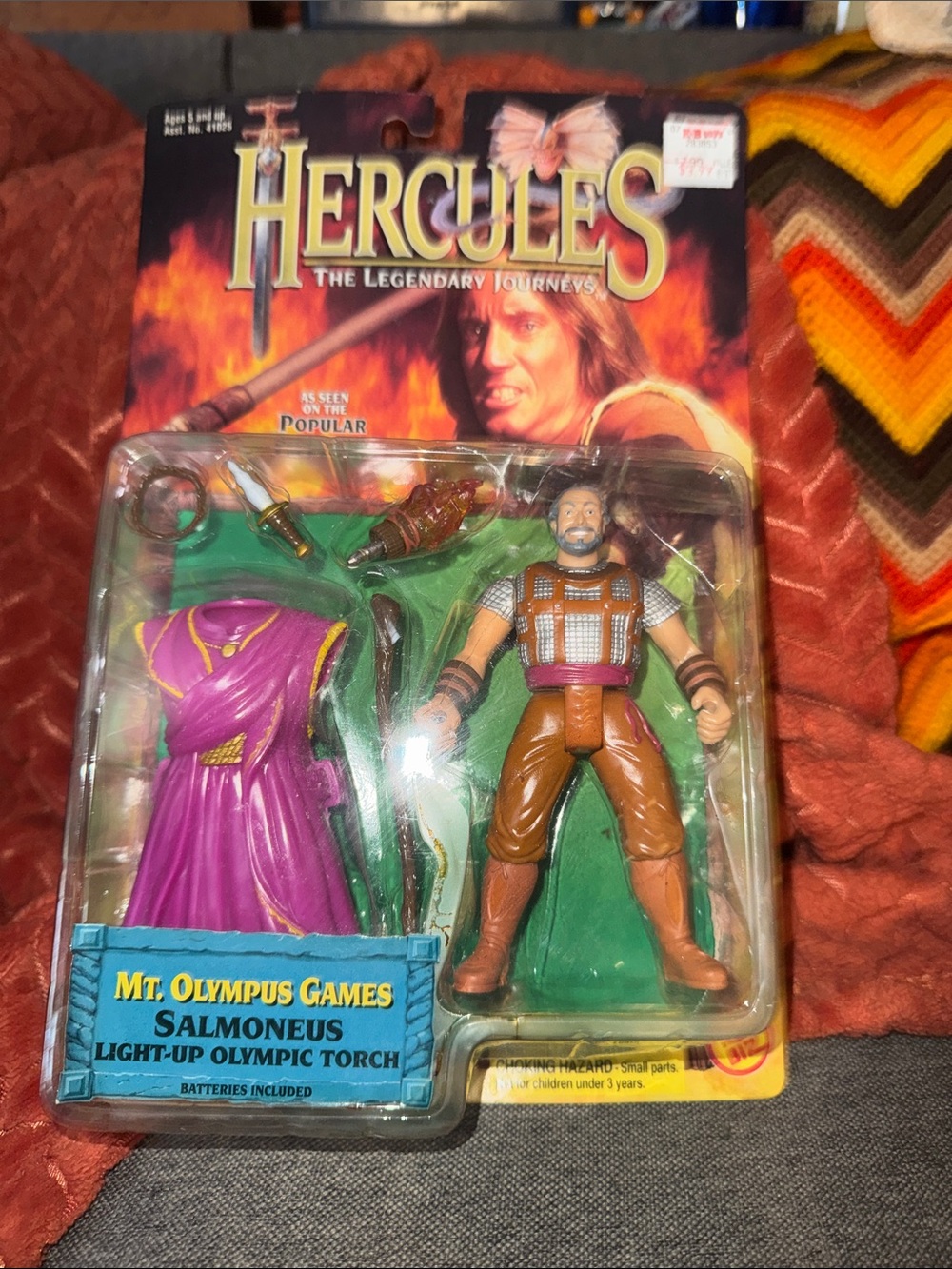 VTG 1996 Hercules Legendary Journeys SALMONEUS Action Figure Toy Biz Sealed